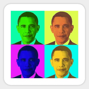 Pop Art - Barack Obama Sticker